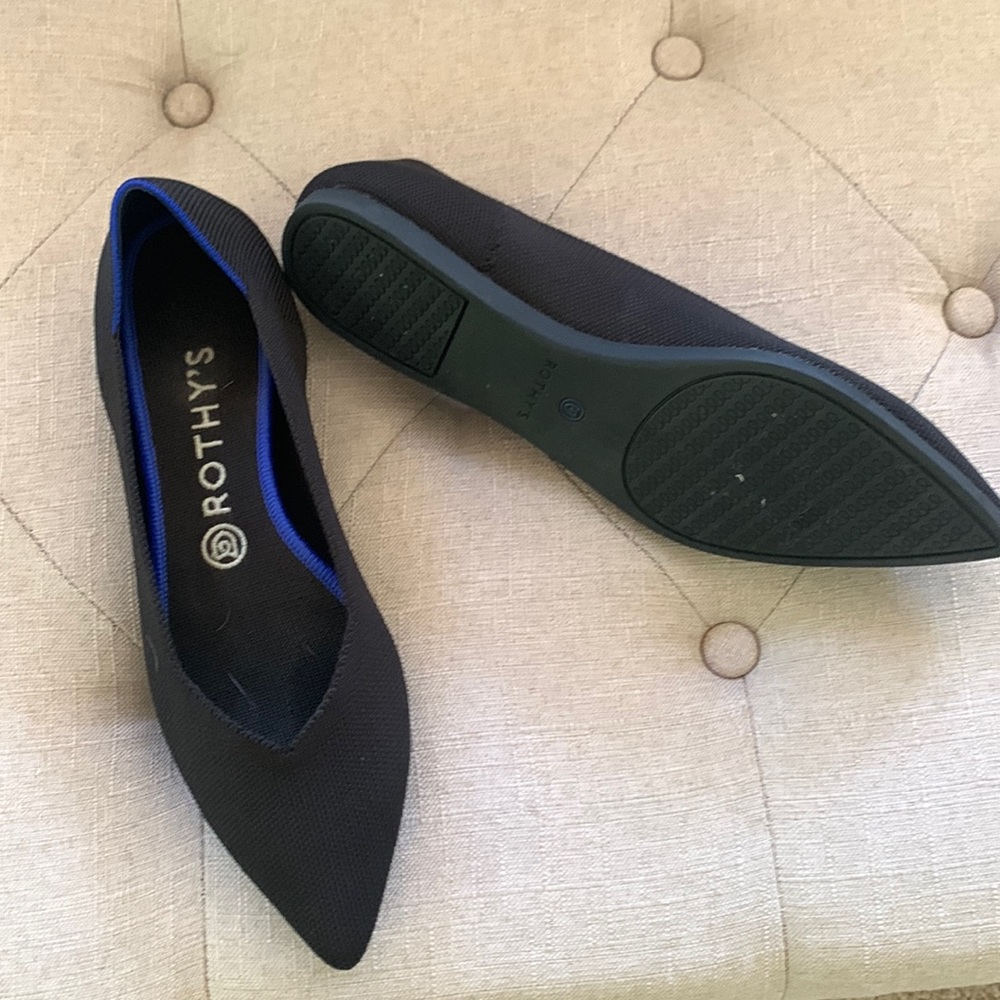 Rothy’s Black Pointed Toe Flats - The Point